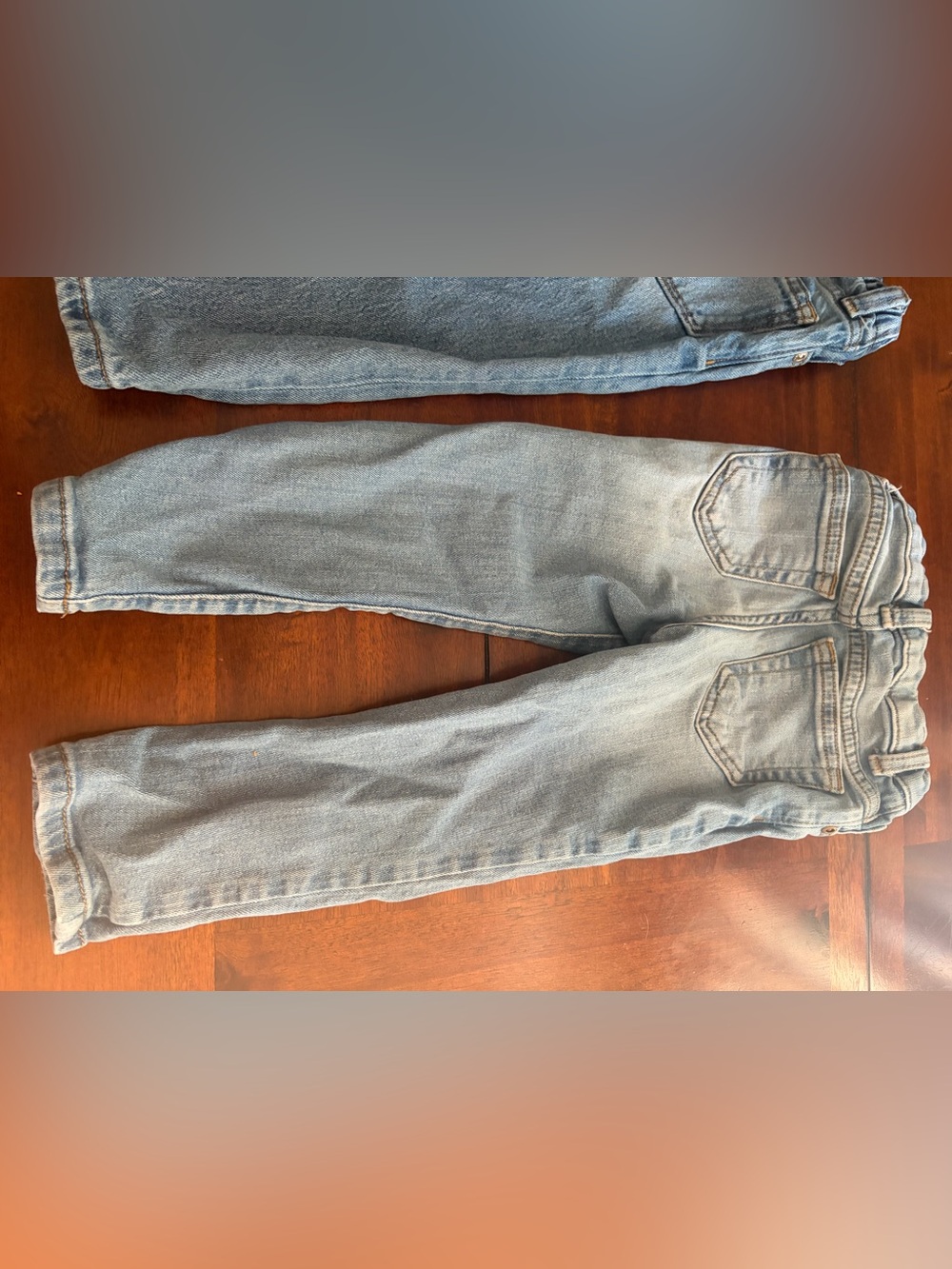 2T Lot Of 3 Pair Of Jeans Old Navy And Jumping Beans 2 Straight And 1 Skinny - Picture 9 of 16